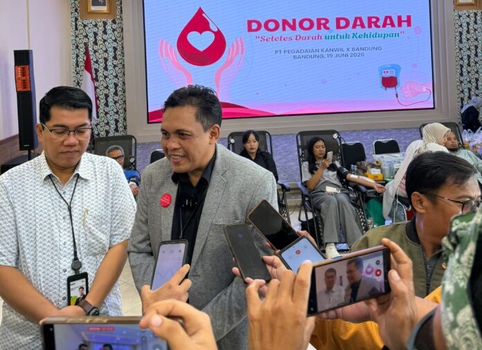 Perkuat Kepedulian Sosial, Pegadaian Kanwil X Jabar Gelar Donor Darah untuk Sesama