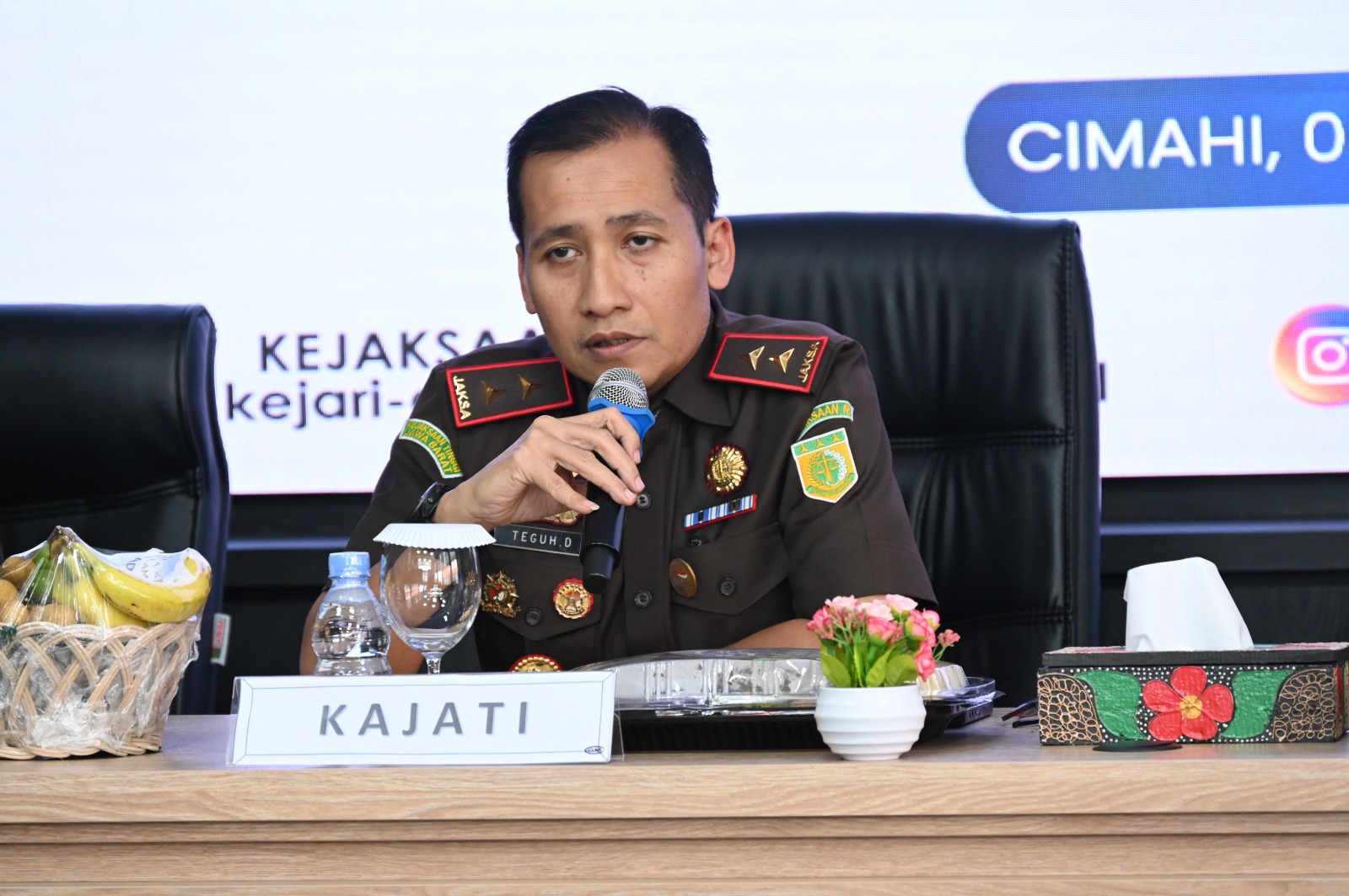 Kajati Jabar Teguh Darmawan Tekankan Integritas dan Profesionalisme di Kejari Cimahi-Bandung