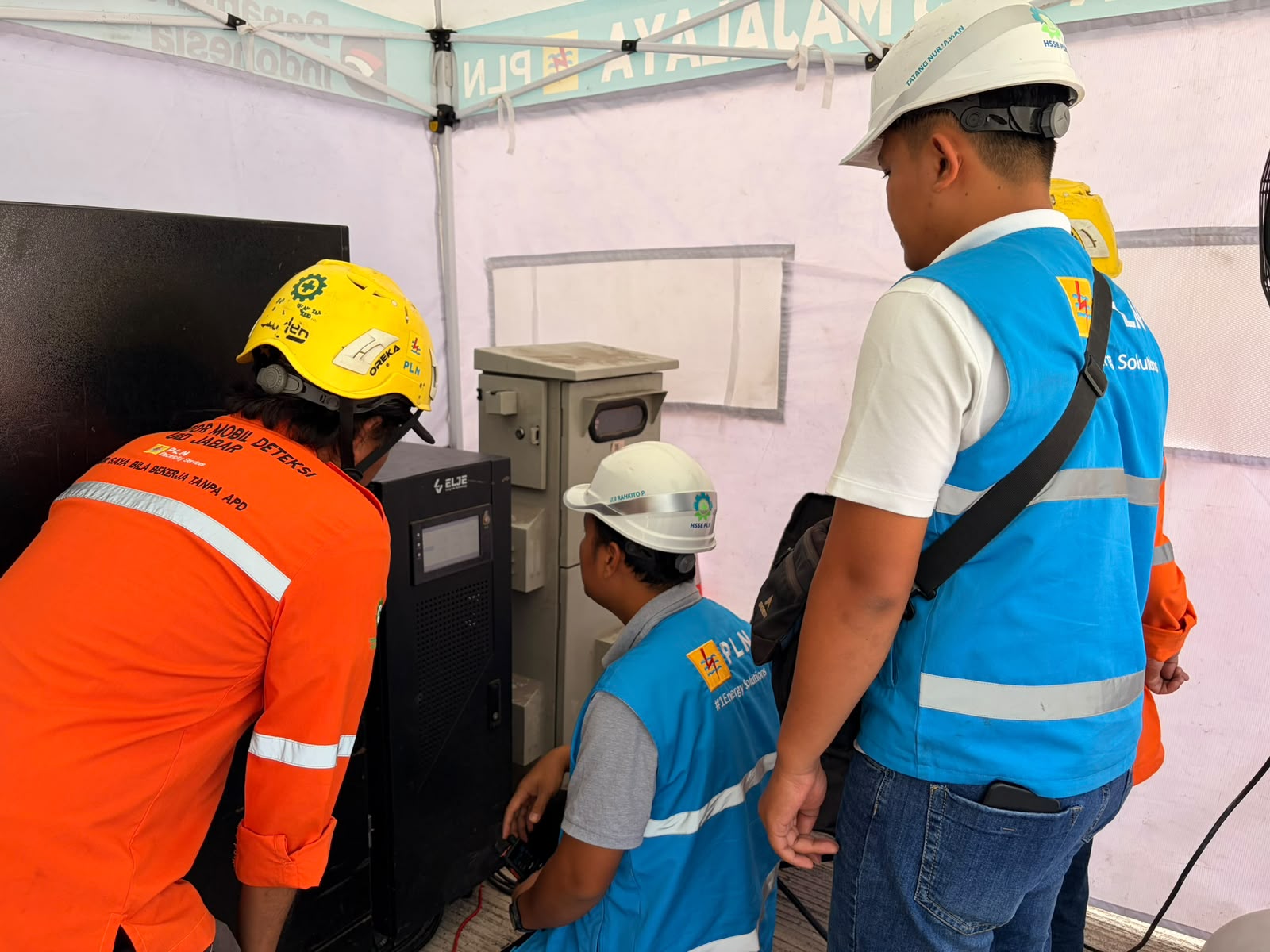 PLN Majalaya Siagakan Personel Dukung Kelancaran Kunjungan Wamendagri ke KDKMP Rancaekek